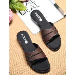 JodyHub Women Printed Open Toe Flats with Laser Cuts-picture-15