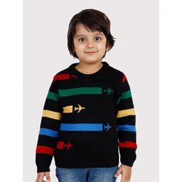 JoE Hazel Boys Striped Acrylic Pullover Sweater-picture-13