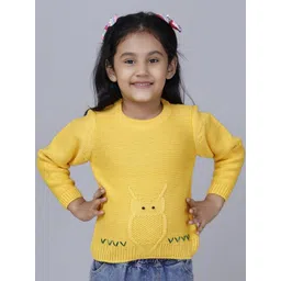 JoE Hazel Girls Cable Knit Acrylic Pullover-picture-16