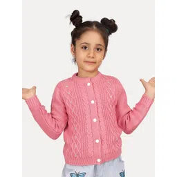 JoE Hazel Girls Cable Knit Striped Winter Sweaters-picture-41