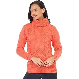 joe hazel Irish Cable Sweater - Orange -P-picture-20