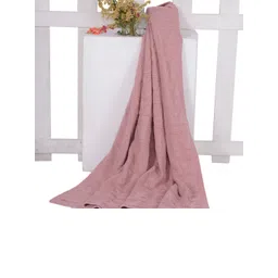 JoE Hazel Kids Pink Geometric Pattern AC Room 550 GSM Cotton Single Bed Blanket-picture-58