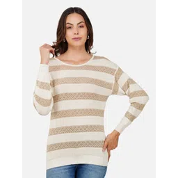 JoE Hazel Striped Acrylic Pullover-picture-25