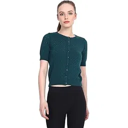 joe hazel Weekender Cardigan(Bottle Green)-picture-25