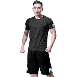 joggers park Awesome Men Tracksuit (SS-06 (DG)-M)-picture-33