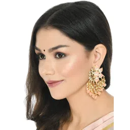 JOHARKAMAL Floral Drop Earrings-picture-28