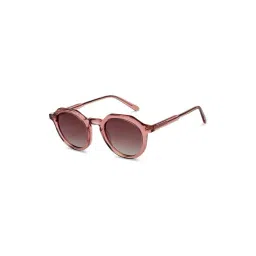John Jacobs JJ S14669 Light Brown Polarized Round Sunglasses-picture-46