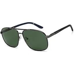 john jacobs | Gunmetal - Grey | Full Rim Rectangular Stylish & Premium Polarized Sunglasses | Polarized and 100% UV Protected | Men & Women | Extra Wide | JJ S15860-picture-24