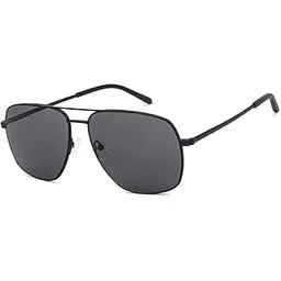 john jacobs | Stylish & Premium | Polarized & 100% UV Protection Sunglasses For Men & Women | Full Rim Pilot Medium (Size-59)-picture-43