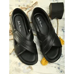 John Karsun Men Black Comfort Sandals-picture-15