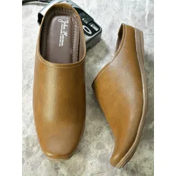 John Karsun Men Tan Brown Clogs-picture-19