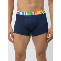 John Players Marvel Printed Mid-Rise Pure Cotton Trunk JTK008M08S-image-49