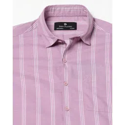 john players Men Striped Slim Fit Shirt image 5