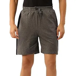 Men’s Cotton Shorts with Contrast Side Panel-image-29