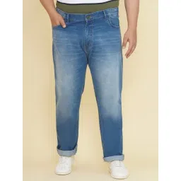 John Pride Blue Cotton Regular Fit Jeans-picture-17