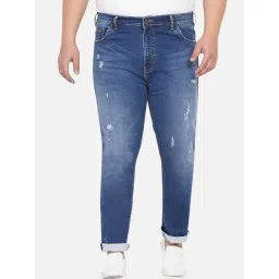 John Pride Blue Plus Size Jeans-picture-33