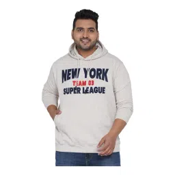 John Pride Cream Plus Size Hooded Sweatshirt-picture-12