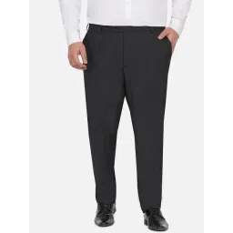 John Pride Dark Grey Plus Size Trousers-picture-23