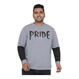 John Pride Grey  Plus Size Sweatshirt-picture-40