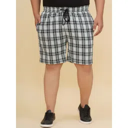 John Pride Men Checked Cotton Shorts-picture-15