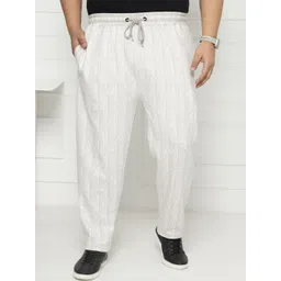 John Pride Men Plus Size Printed Mid-Rise Regular Fit Cotton Track Pants-picture-29