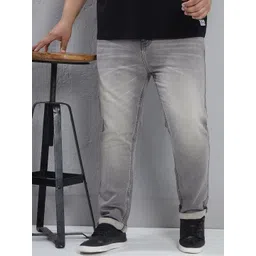 John Pride Men Plus Size Regular Fit Mid-Rise Light Fade Stretchable Jeans-picture-38