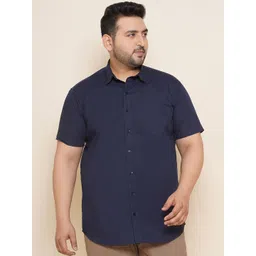 John Pride Plus Size Cotton Casual Shirt-picture-12