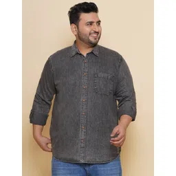 John Pride Plus Size Pure Cotton Casual Shirt-picture-17