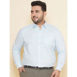 John Pride Plus Size Pure Cotton Casual Shirt-picture-15