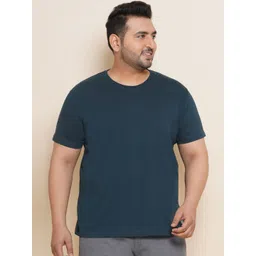 John Pride Plus Size Round Neck Cotton T-shirt-picture-39