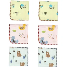Johnnie Boy Handkerchief for women Rumal/Face Towel Soft Super Absorbent kerchiefs For girls ["Multicolor"] Handkerchief-picture-16