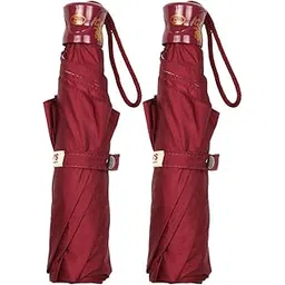 john's Umbrella 545 Dio Silver 3F (Maroon) (Pack of 2)-picture-35