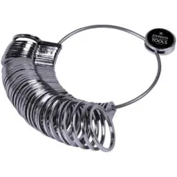 Johnson Tools Silver 13-24.2mm Brass Unisex Handy Ring Finger Sizer for Measuring Size, RS-C-picture-23