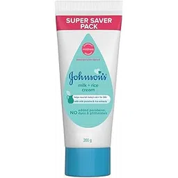 johnson's baby Johnson's Milk + Rice Cream, with Milk extracts and Vitamin E to Replenish Moisture, pH Balanced, 200gm, White-picture-13
