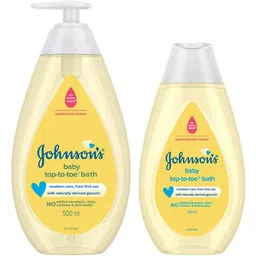 johnson's baby Top to Toe Bath (500ml+200) Home & Travel Combo | No tears formula | pH balanced-picture-10