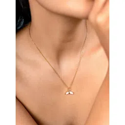 Johori White Shell Mermaid Tail Chain Necklace-picture-39