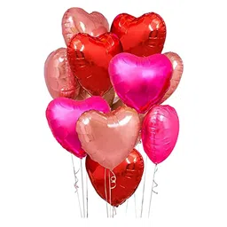 JOHRA  Heart Shape Foil Balloon - Pack of 15-picture-20