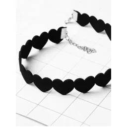 Joker & Witch All Black Heart Necklace-picture-11