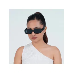 Joker & Witch Arcadia Rectangular Black Sunglasses (50)-picture-16