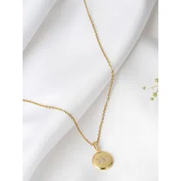 JOKER & WITCH Gold-Toned Alphabet W Gold-Plated Necklace-picture-41