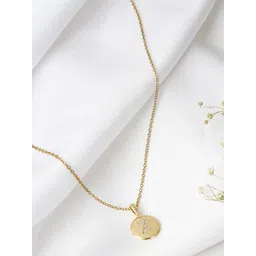 JOKER & WITCH Gold-Toned Alphabet X Gold-Plated Necklace-picture-31