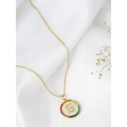 JOKER & WITCH Gold-Toned & Pink Necklace-picture-28