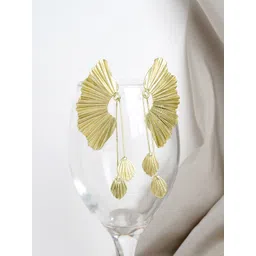 JOKER & WITCH Gold-Toned Contemporary Studs Earrings-picture-22