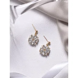 JOKER & WITCH Gold-Toned Contemporary Studs Earrings-picture-24