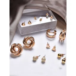 JOKER & WITCH Gold-Toned Elfie Hoop Stud Set-picture-26