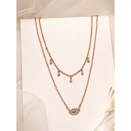 JOKER & WITCH Gold-Toned Spy Evil Eye Layered Necklace-picture-43