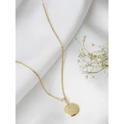 Joker & Witch Golden Silken Alphabet I Necklace-picture-41