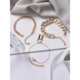 Joker & Witch Infinity Pool Golden Bracelet - Set of 3-picture-27