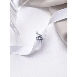 JOKER & WITCH  Silver Toned Achlys Rhinestone Ring-picture-31