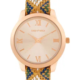 JOKER & WITCH Women Alloy Dial & Braided Straps Analogue Watch AMWW851 image 2